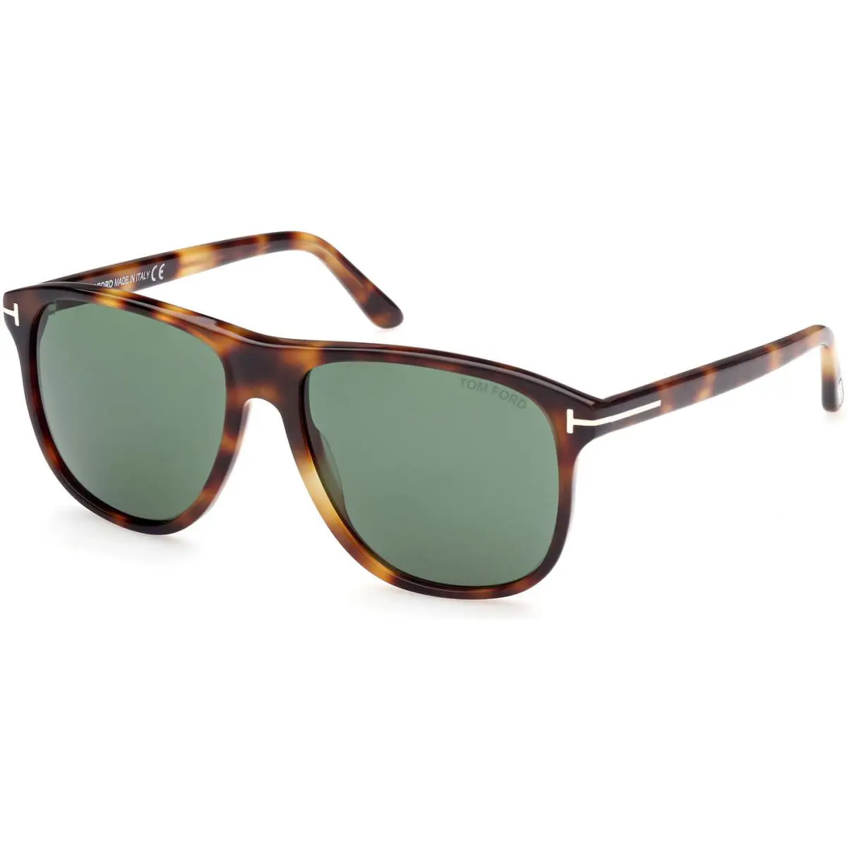 Tom Ford FT0905 53N Joni Shiny Medium Blonde Havana / Dark Green Lenses 56MM
