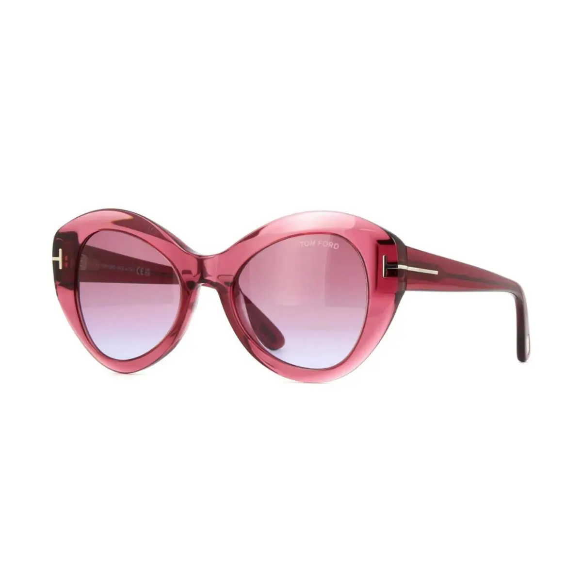 Guinevere FT 1084 Pink Red Crystal/pink Shaded 66Y Sunglasses by Tom Ford