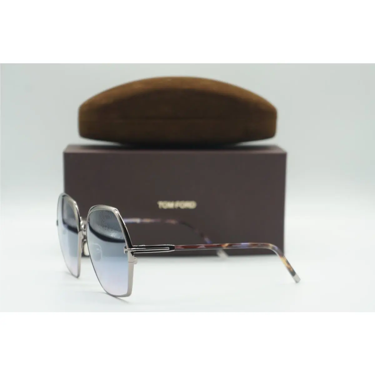 Tom Ford TF 912 14B Silver Tortoise Sunglasses Frames 60-15