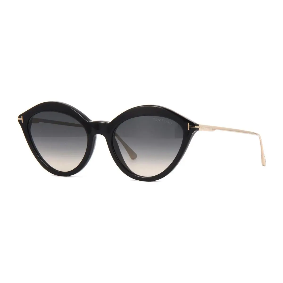 Tom Ford Chloe FT 0663 Black/grey Shaded 01B A Sunglasses - Frame: Black, Lens: Grey Shaded