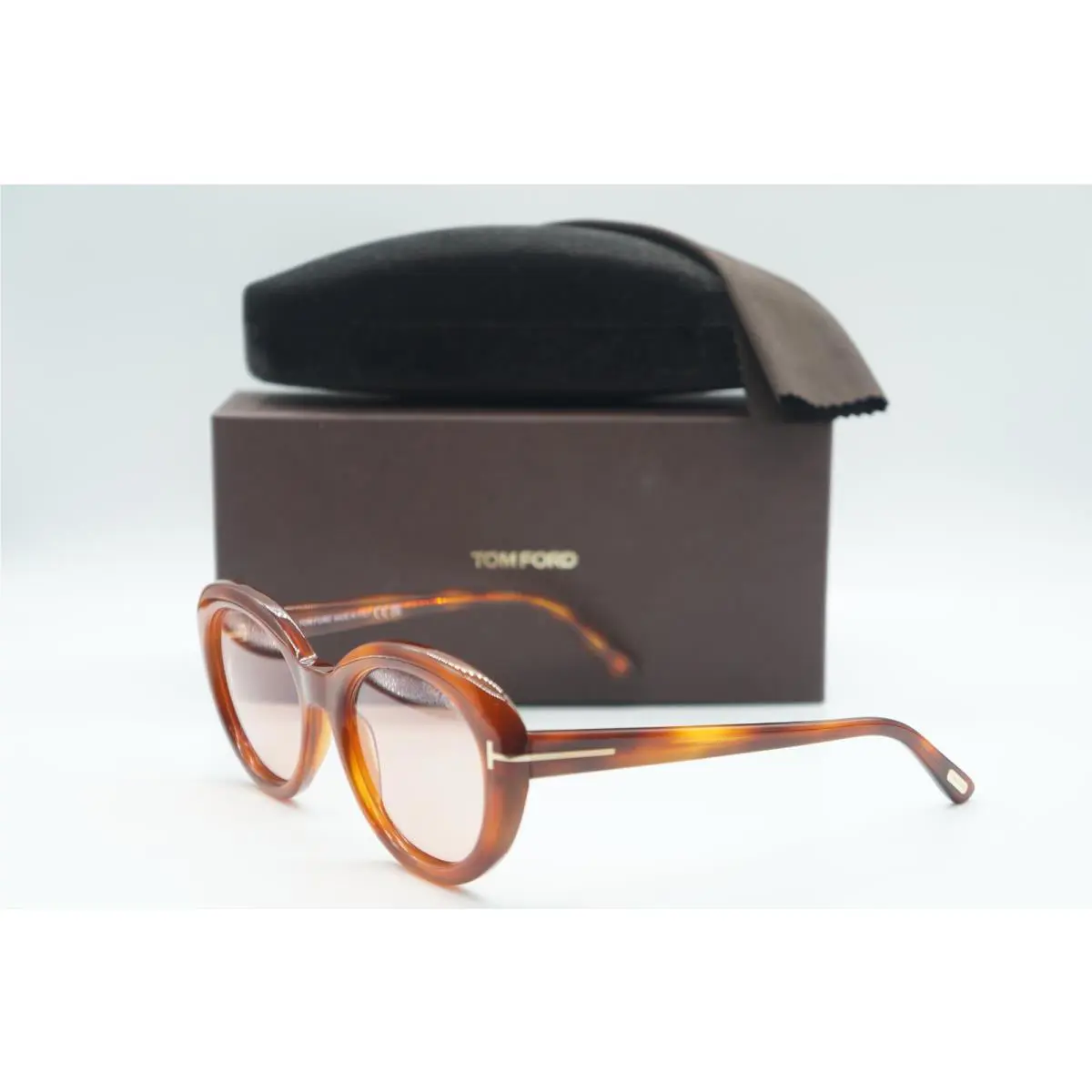 Tom Ford TF 1009 53Y Blonde Havana Sunglasses Frames 55-19