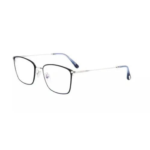 Tom Ford FT5774DB/V 016 55 Silver Eyeglasses Blue Block Lens 55-19-145 Case