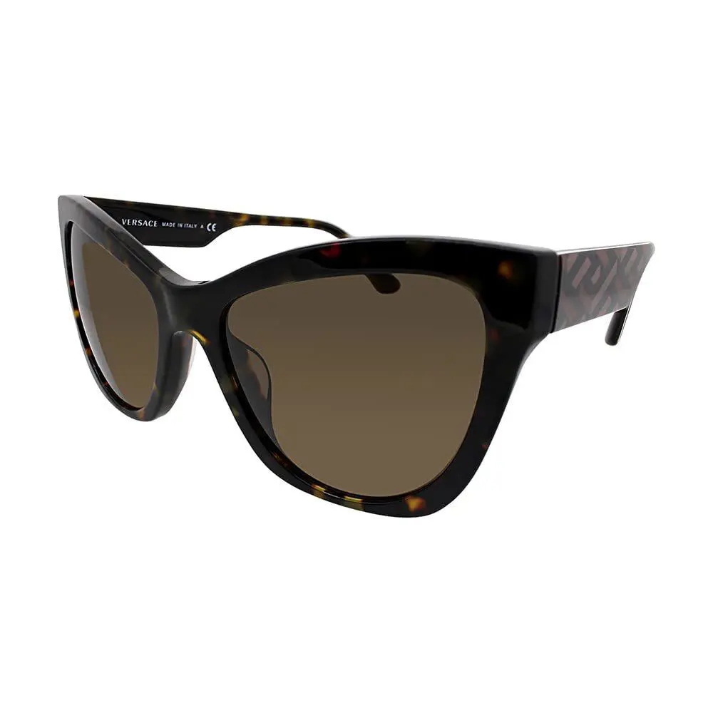 Versace Sunglasses VE4417U 535973 56mm Havana / Dark Brown Lens