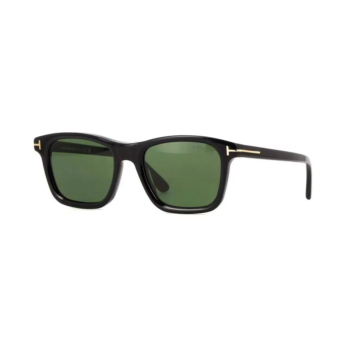 Tom Ford Barron FT1179 Black/green 01N Sunglasses - Frame: Black, Lens: Green