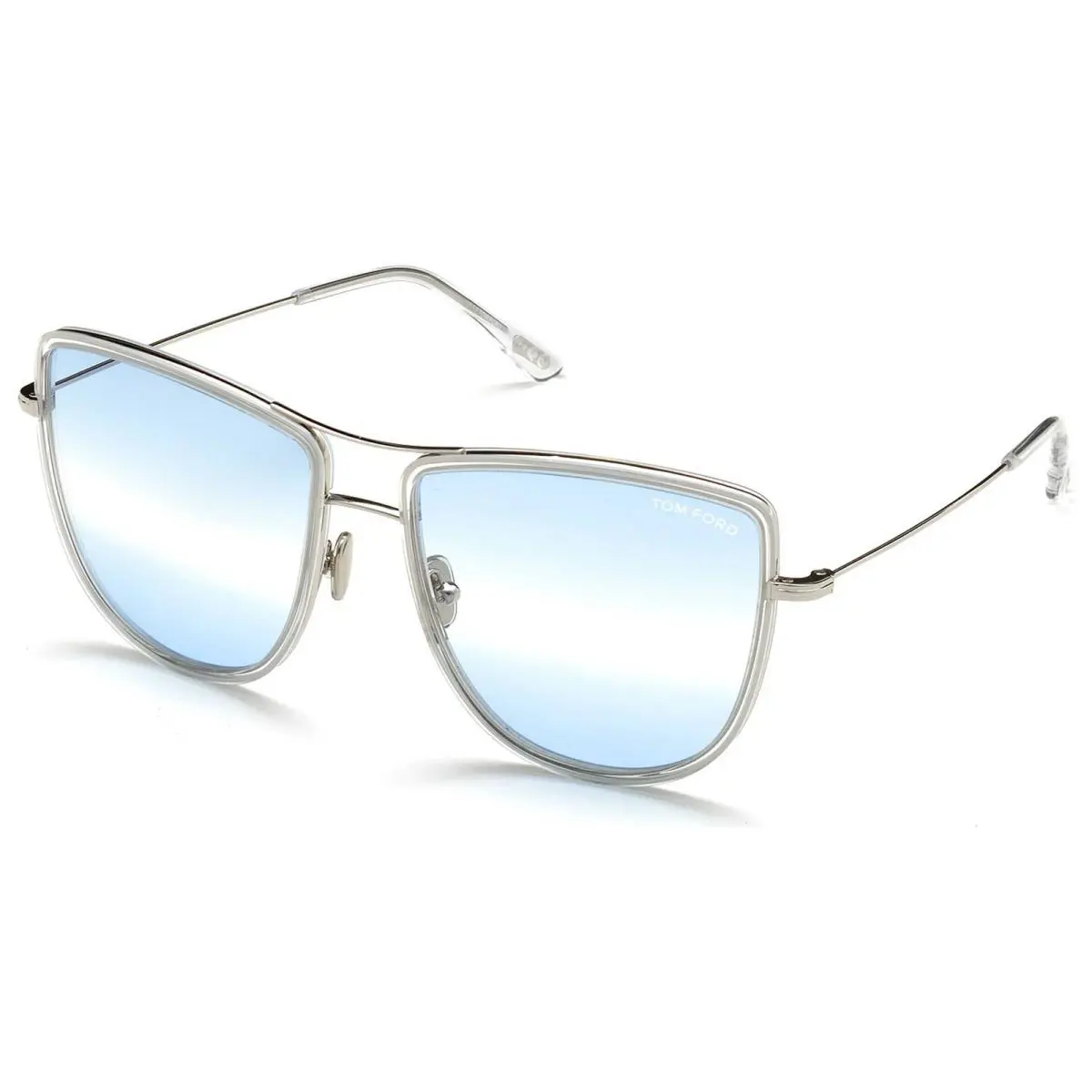 Tom Ford Palladium / Blue Gradient 60mm Sunglasses FT0759 16W 59