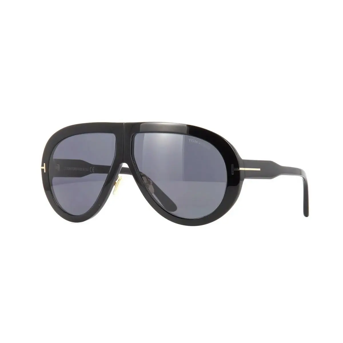 Tom Ford Troy FT 0836 Shiny Black/grey 01A Sunglasses