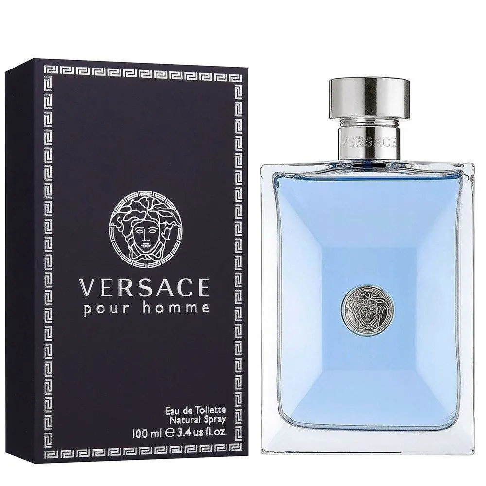 Versace Pour Homme 3.4 oz / 100 ml Eau De Toilette For Men`s Spray