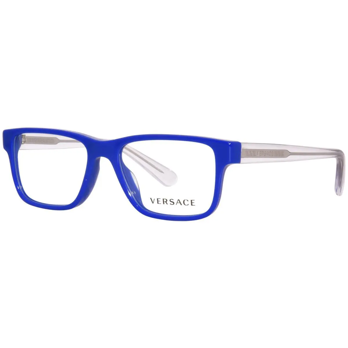 Versace VK3324U 5294 Eyeglasses Youth Kids Boy`s Blue Full Rim Square Shape 47mm