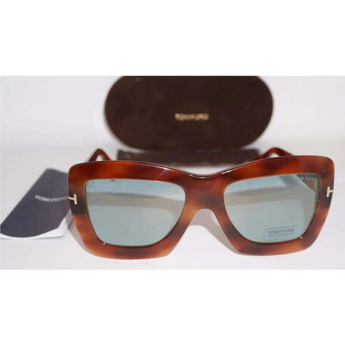 Tom Ford Sunglasse HUTTON-02 Havana Blue TF664 53X 55 19 140