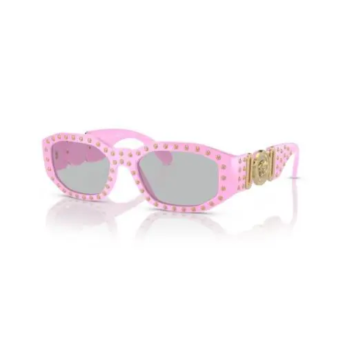 Versace 0VE4361 539687 Pink /light Grey Square Men`s Sunglasses