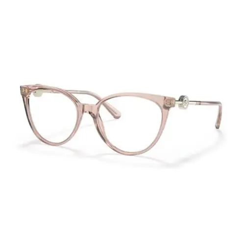 Versace VE3298B 5339 55mm Eyeglass Frame Transparent Pink W/demo Lens