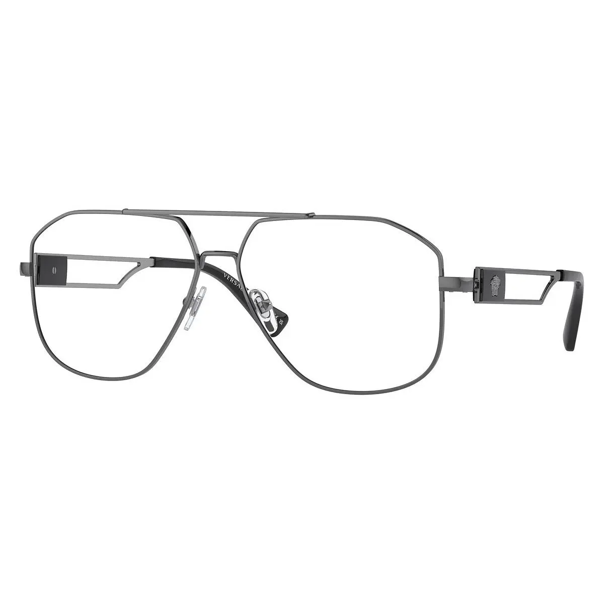 Pilot Man Eyeglasses `0VE1287 `1001 59mm `grey by Versace