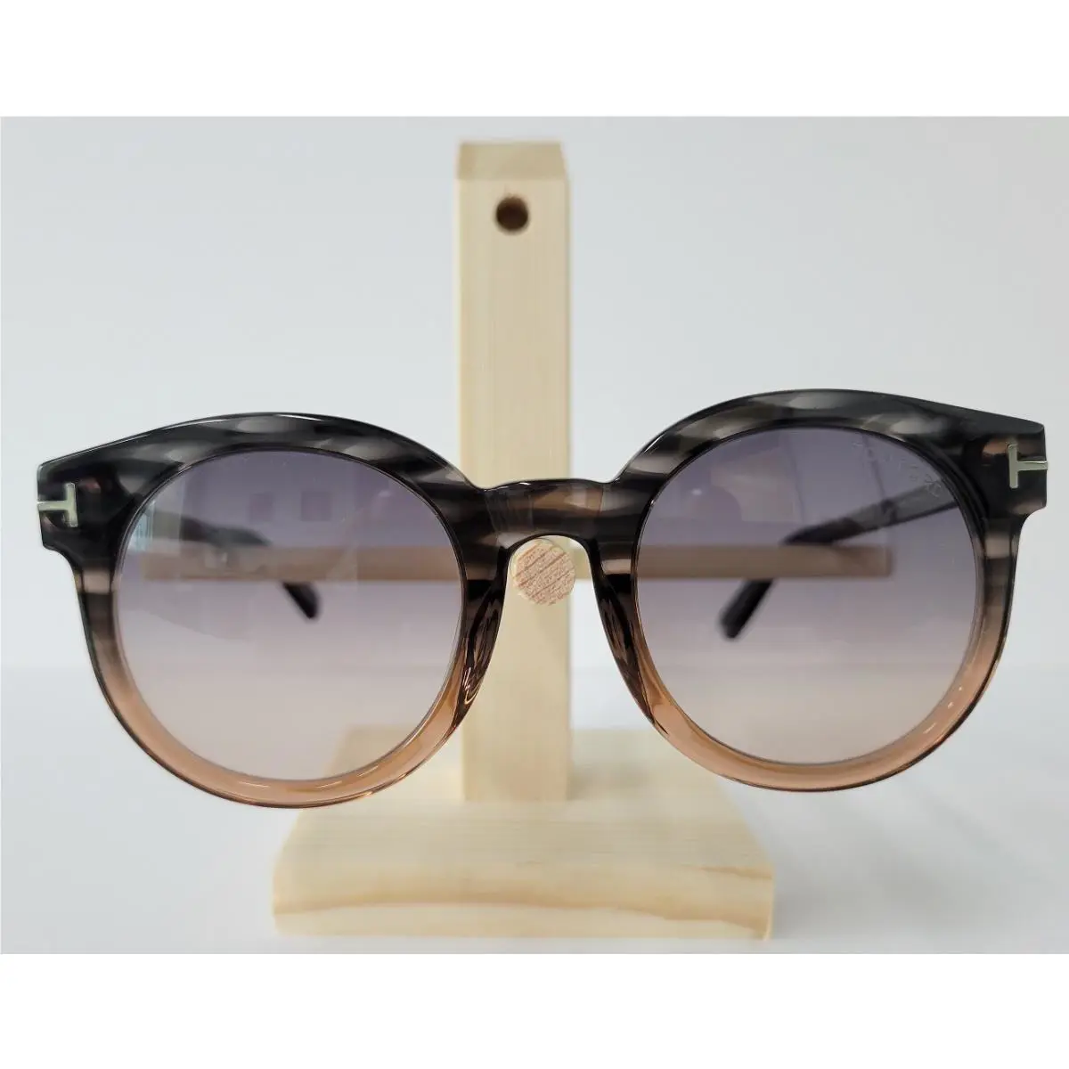 Tom Ford TF-435 Janina Sunglasses Grey Brown 20B