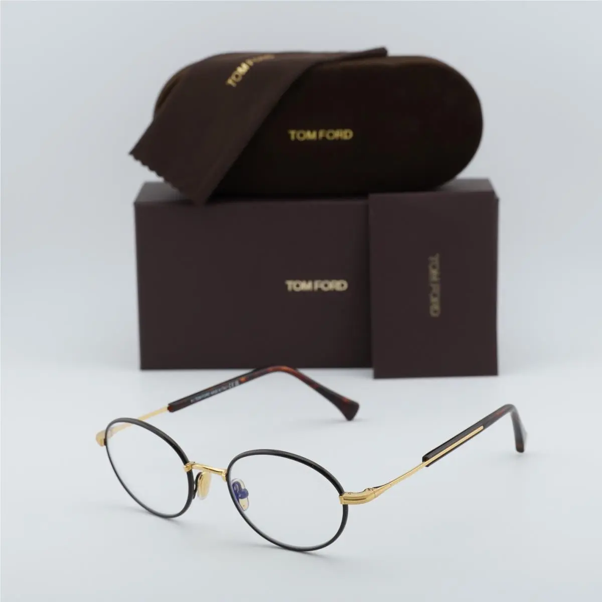 Tom Ford FT5973-B 050 Dark Brown 49mm Eyeglasses