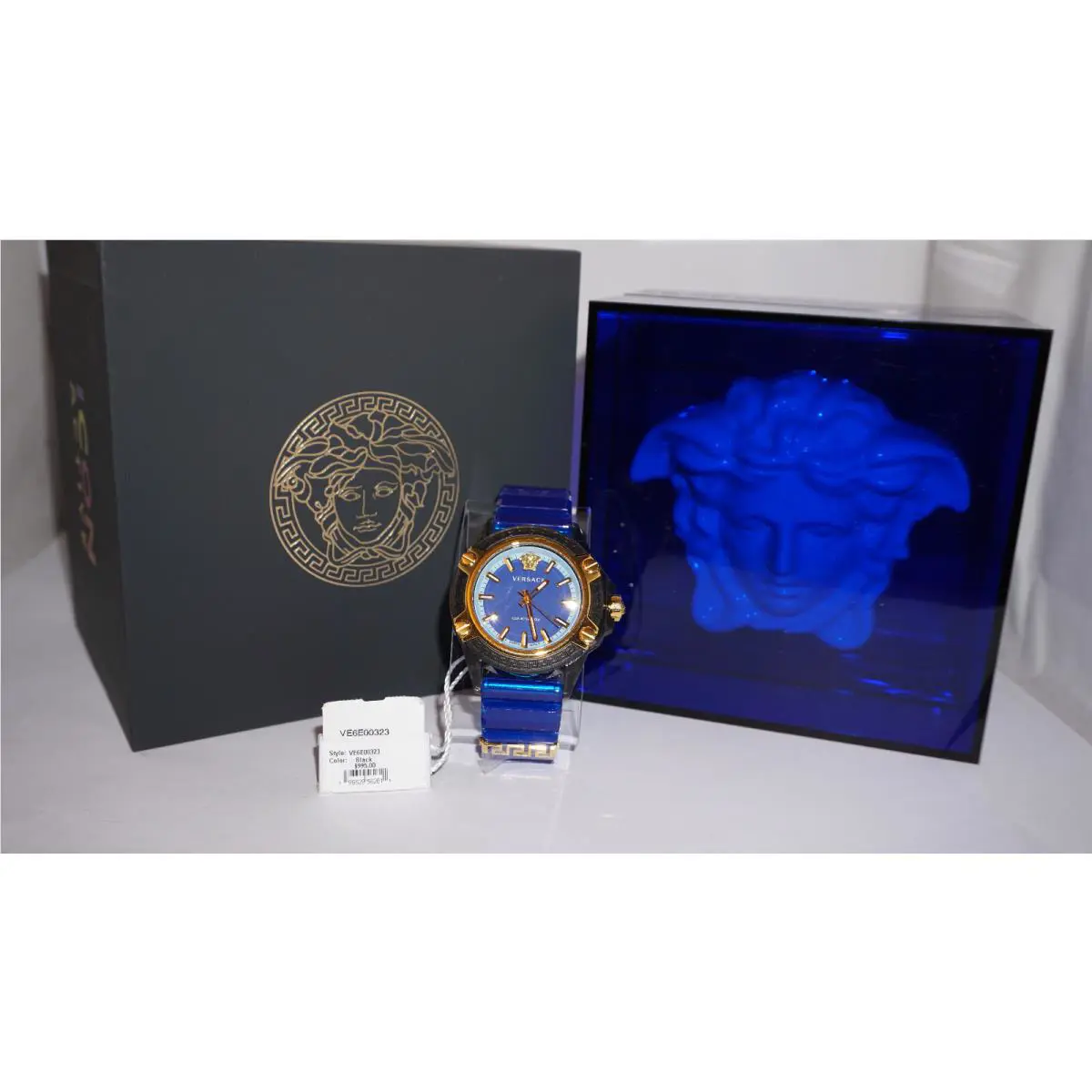 Versace Watch Icon Active VE6E00323 Strap Fashion Watch 42mm