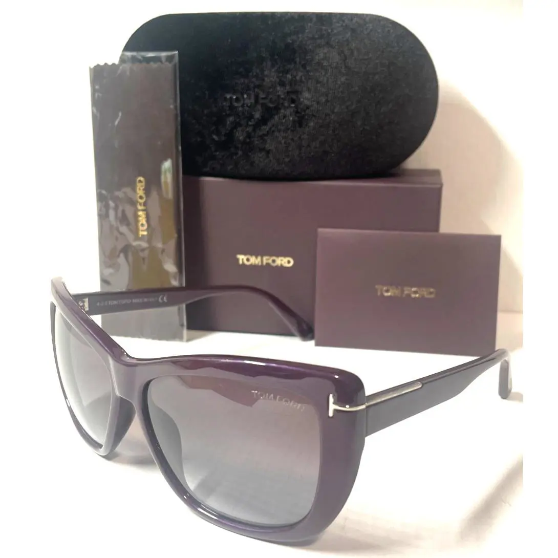 Tom Ford Lindsay TF434 83T Purple/pink Gradient Lens Sunglasses 58-13