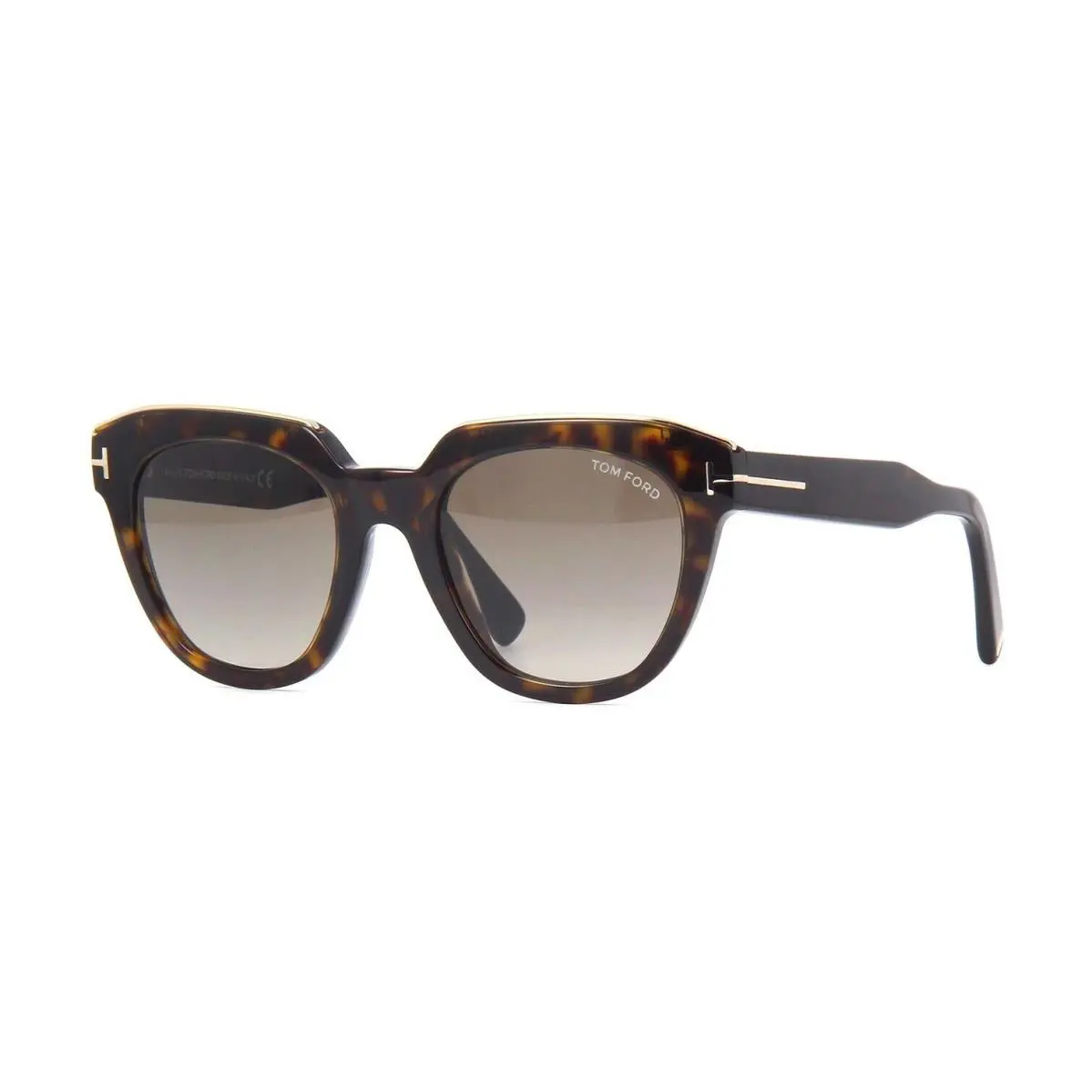 Tom Ford Haley FT 0686 Dark Havana/brown Shaded 52K E Sunglasses