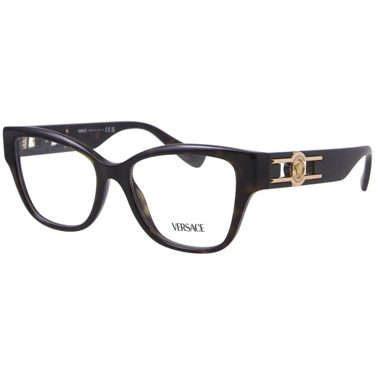 Versace Pillow Woman Eyeglasses VE3347 5435 52mm Pink Transparent