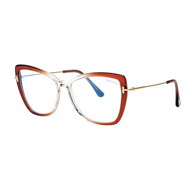 Tom Ford FT5882-B 044 Orange/gold 55mm Eyeglasses