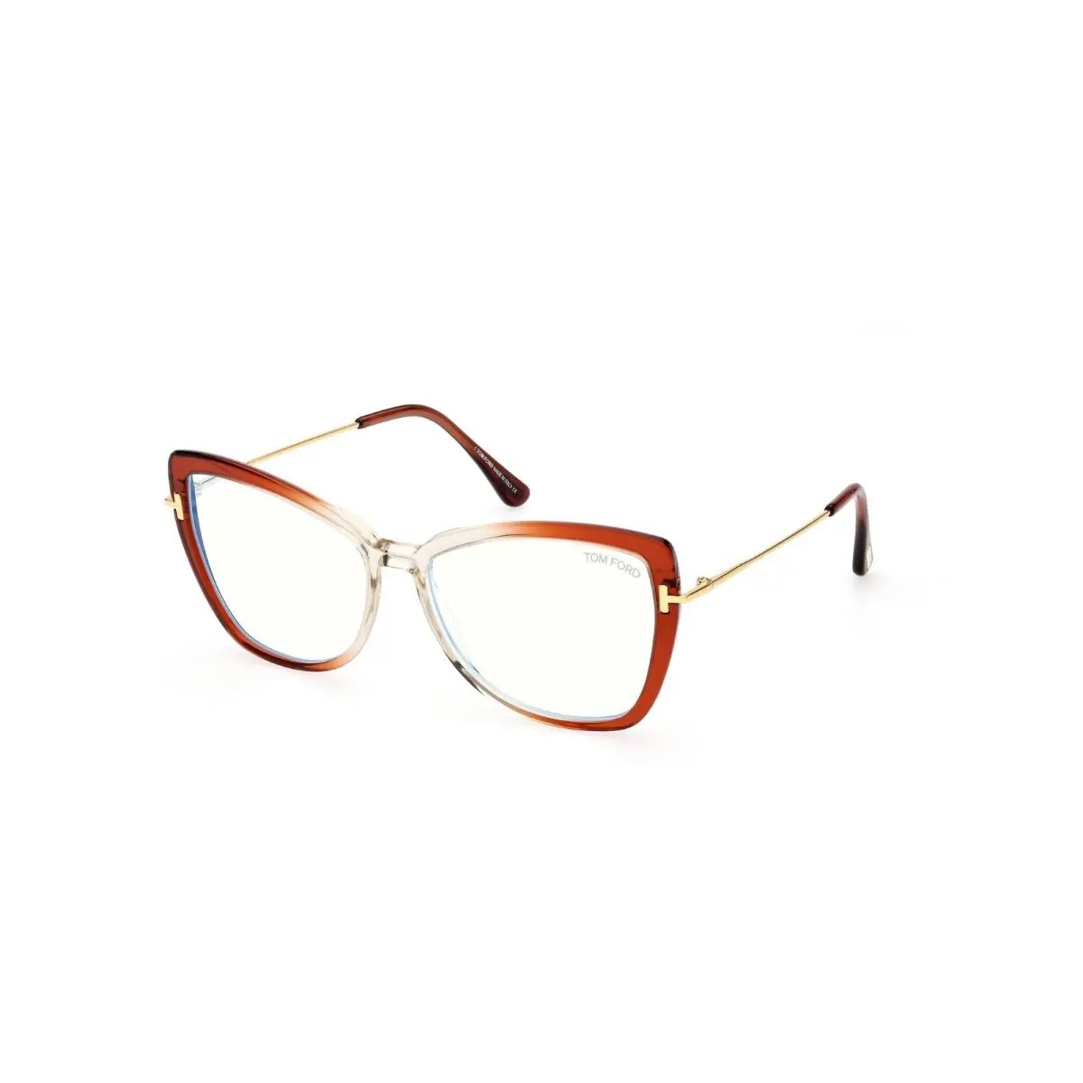 FT5882-B 044 Orange/gold 55MM Eyeglasses 55-15-135 by Tom Ford