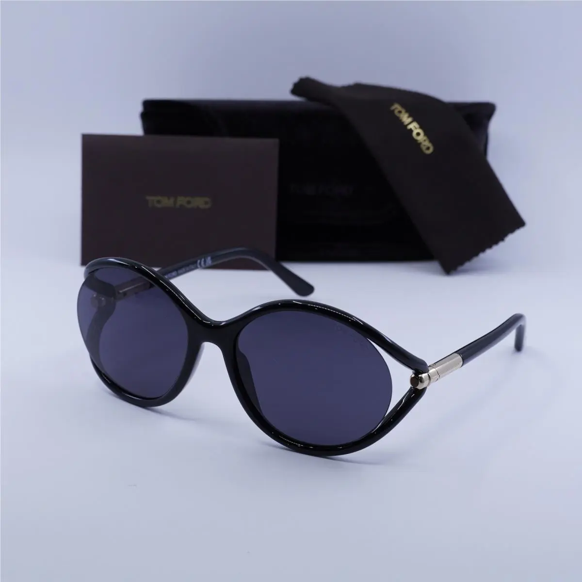 Tom Ford FT1090 01A Shiny Black/smoke 59-18-120 Sunglasses