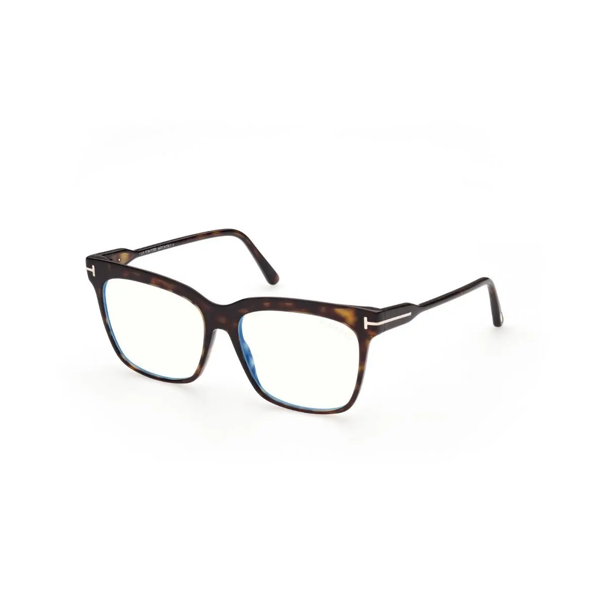 Tom Ford FT5768-B 052 Dark Havana/clear Blue Light Block 54MM