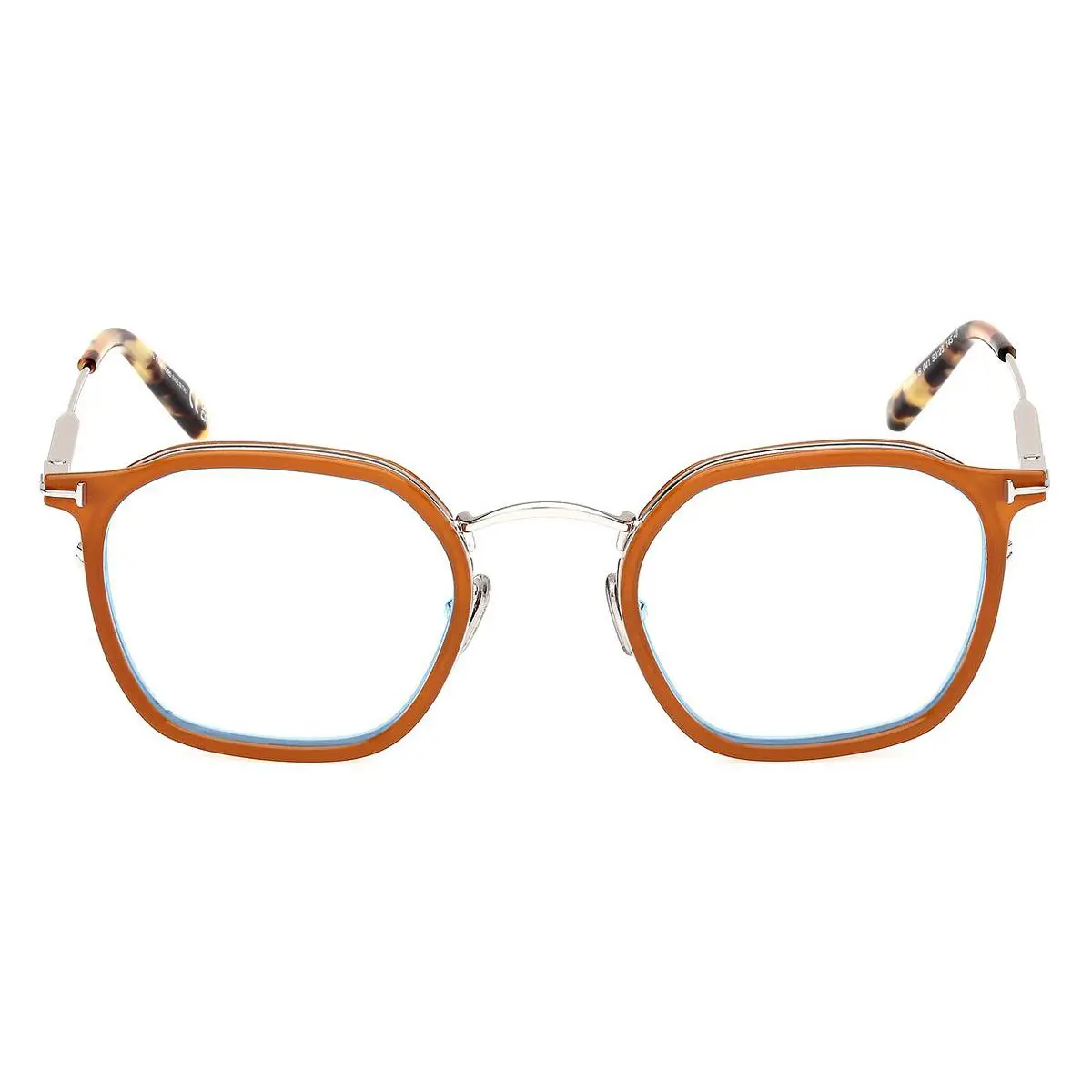 Tom Ford FT5974-B Eyeglasses Male Shiny Light Yellow 50mm