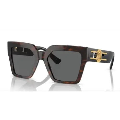 Versace 0VE4458 542987 Havana/dark Grey Square Women`s Sunglasses