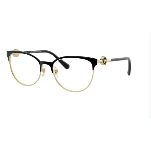 VE1271 1433 Black/gold Cat-eye 54mm Women`s Eyeglasses by Versace