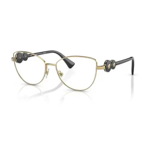 Versace 0VE1284 1002 Gold Cat Eye 55MM Women`s Eyeglasses
