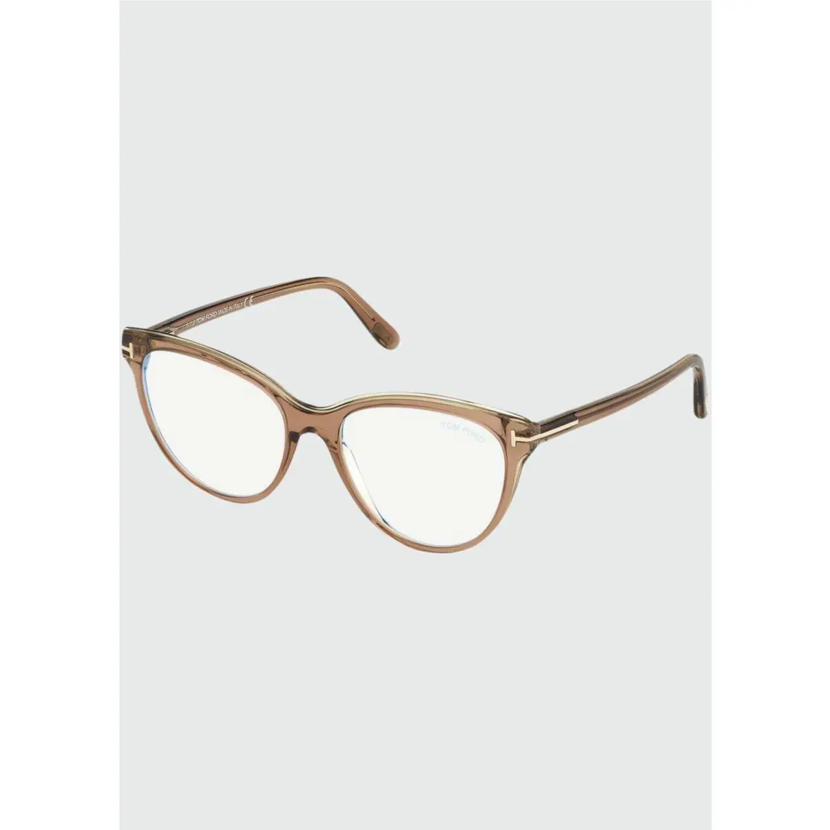 Tom Ford Cat-eye Brown Acetate 54mm Optical Frames Glasses R3004