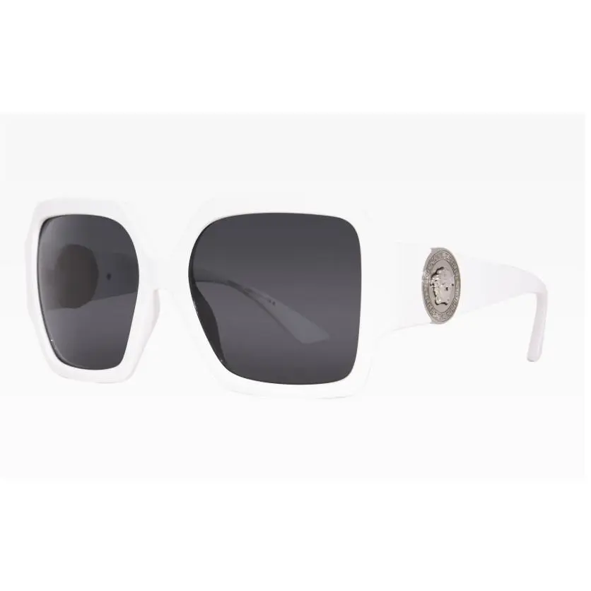 Versace VE4453 314/87 Women`s White Square Sunglasses