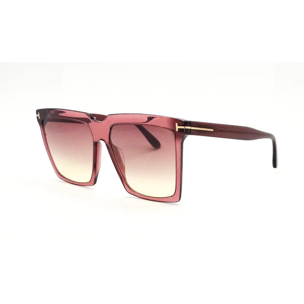 Tom Ford TF 0764 Sabrina-02 Sunglasses 69T Light Bordeaux / Rose Gradient