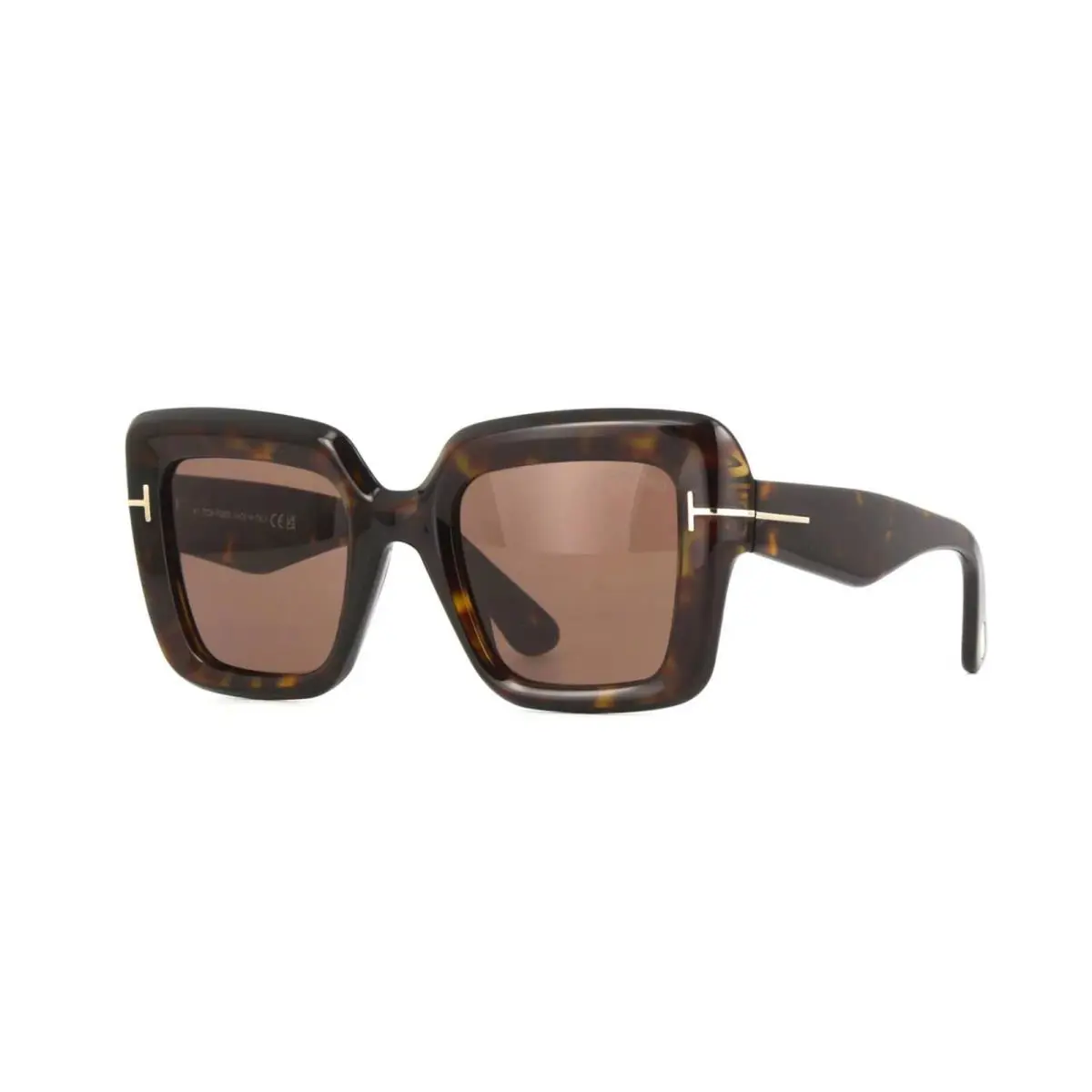 Tom Ford Esme FT1157 Dark Havana/brown 52J Sunglasses - Frame: Dark Havana, Lens: Brown