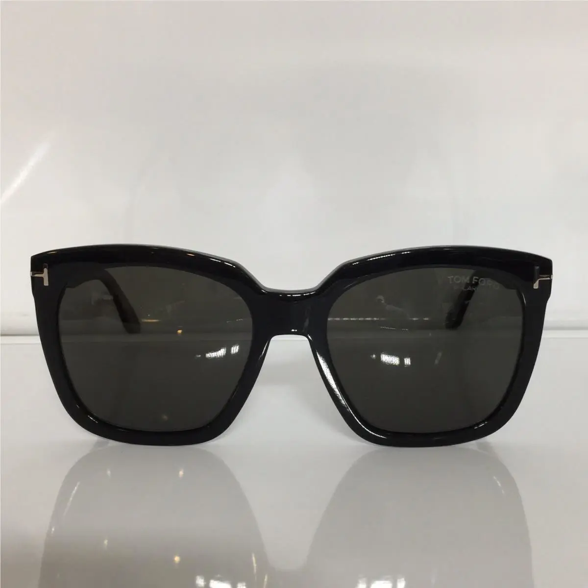 Tom Ford 763 01D Black Polarized Plastic Woman Sunglasses