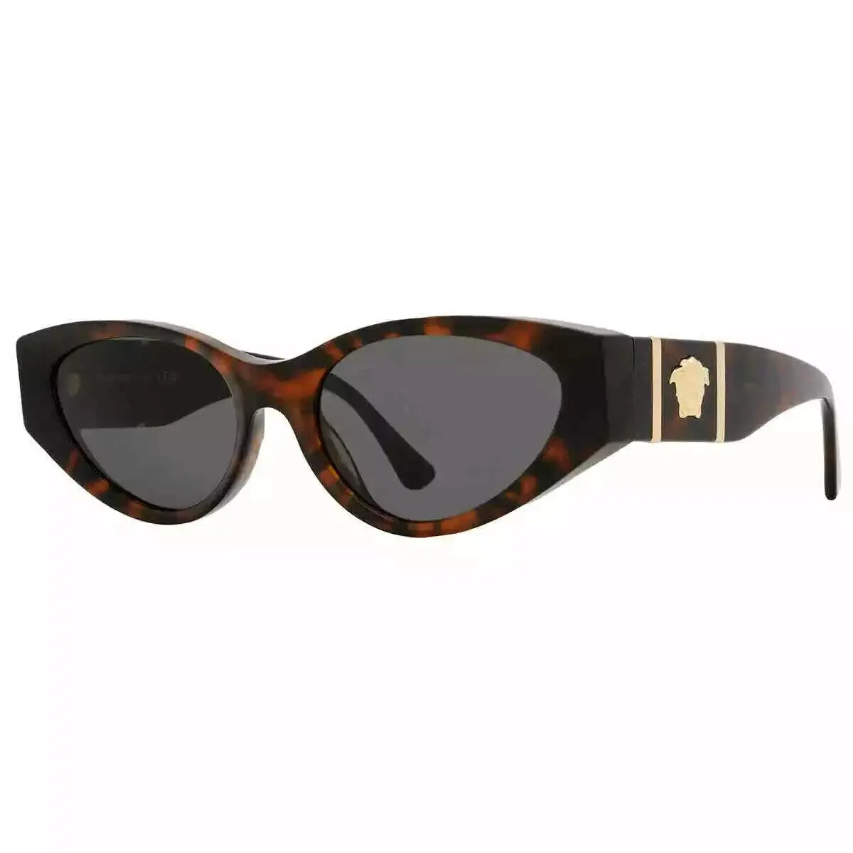 Versace Dark Grey Cat Eye Ladies Sunglasses VE4454 542987 55 VE4454 542987 55