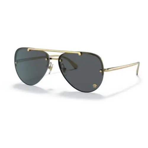 Versace VE2231 100287 Gold/dark Grey Sunglasses