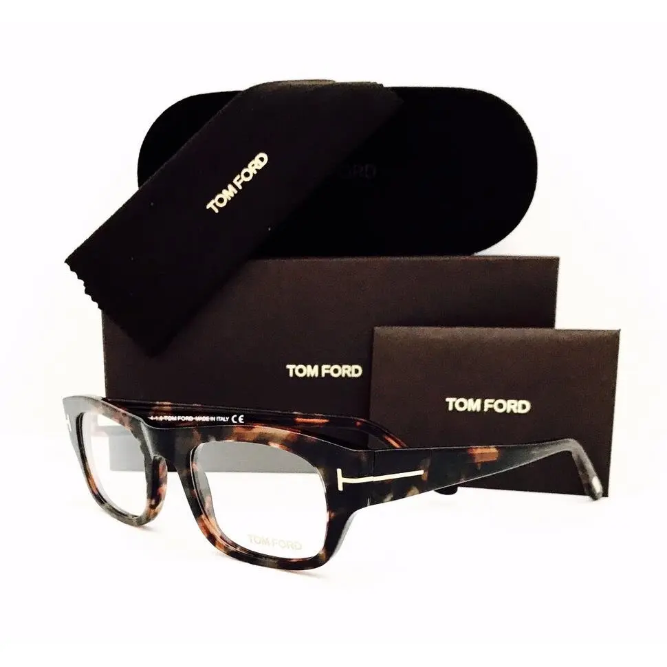 Tom Ford Eyeglasses TF 5415 054 Dark Brown Havana 50•21•140 W/original Case