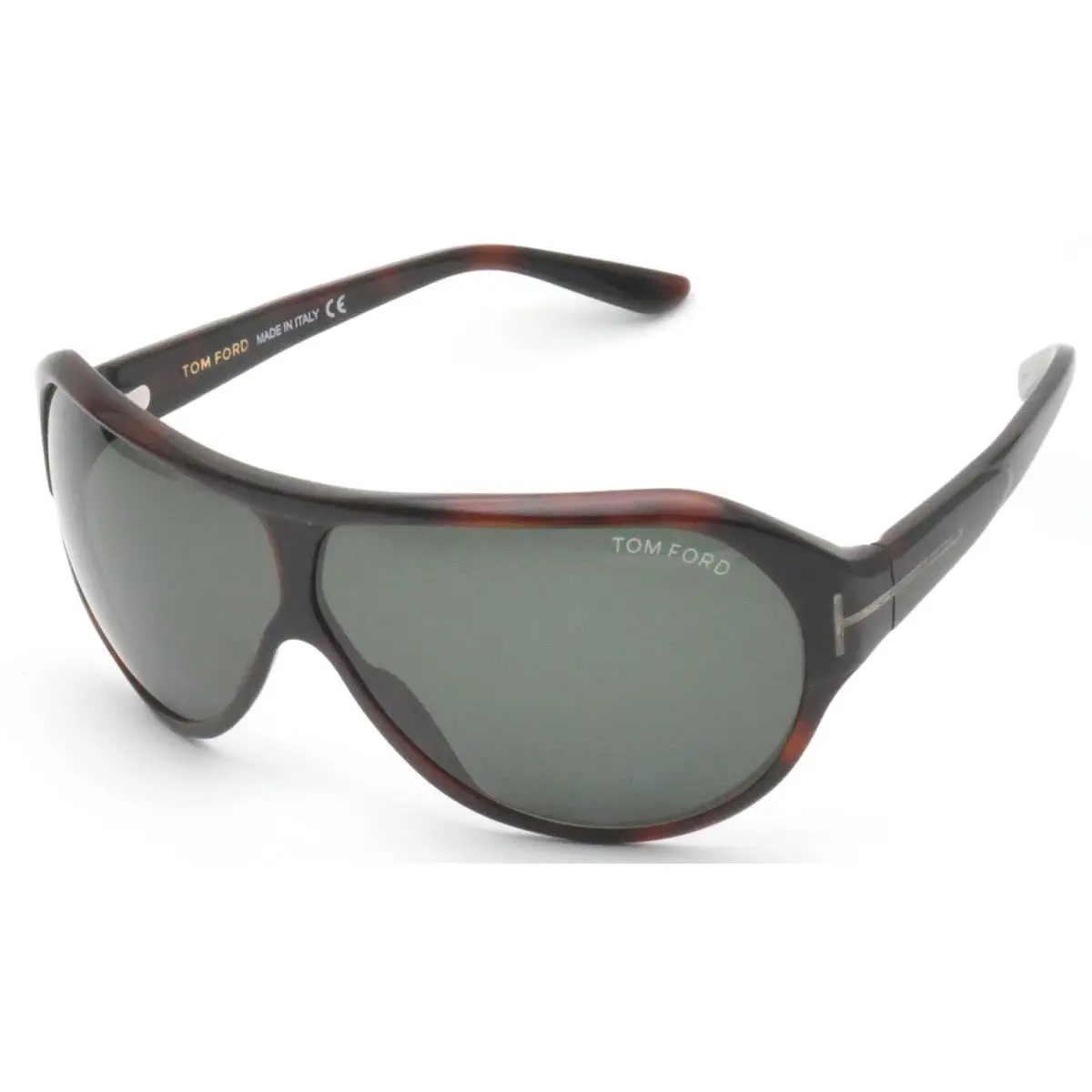 Tom Ford TF87 Sunglasses Laurent Dk Havana/ Green TF87-820