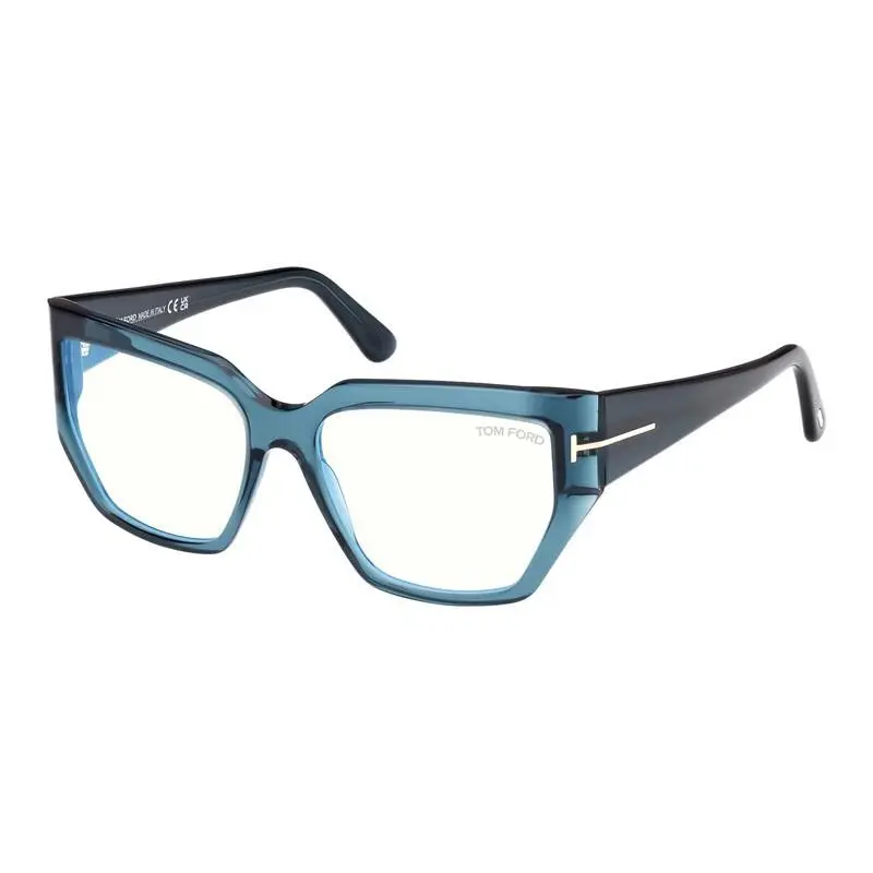 Tom Ford FT5951-B 092 Shiny Blue 54mm Eyeglasses