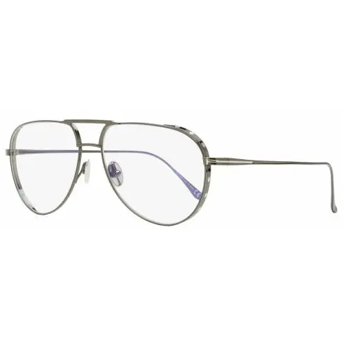 Tom Ford Blue Block Eyeglasses TF5658B 008 Gunmetal 56mm FT5658