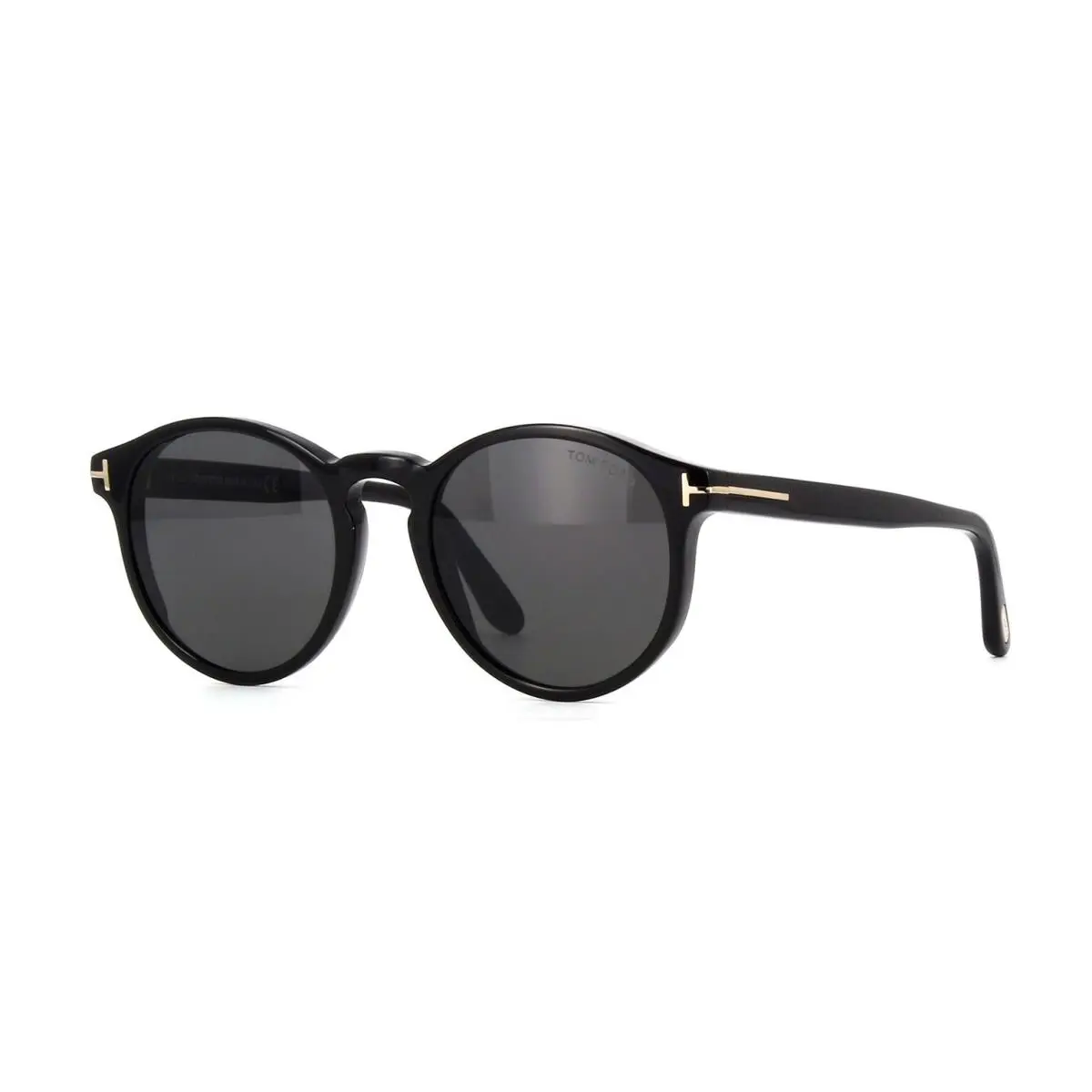 Tom Ford IAN-02 FT 0591 Shiny Black/grey 01A Sunglasses