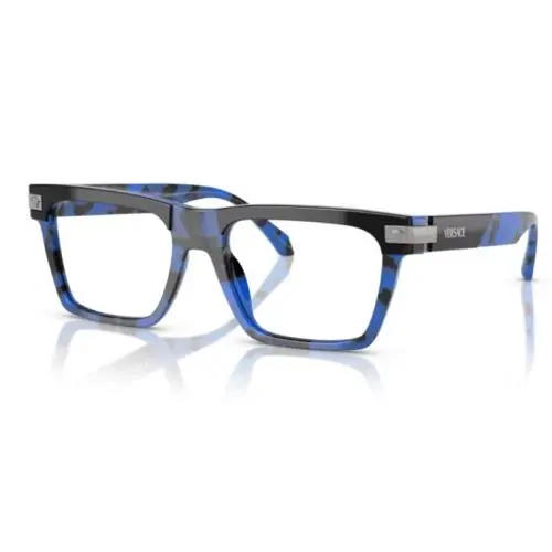 Versace 0VE3354 5460 Black Havana Blue 53mm Men`s Eyeglasses