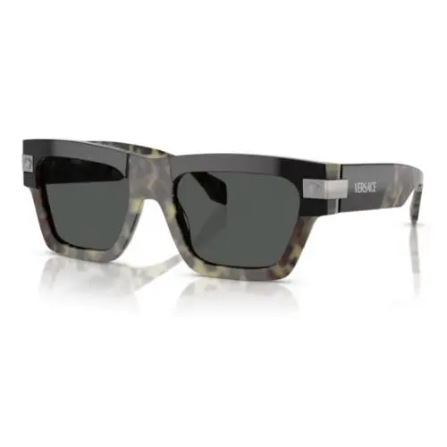 Versace 0VE4464 545687 Havana/dark Grey Rectangular 52mm Men`s Sunglasses