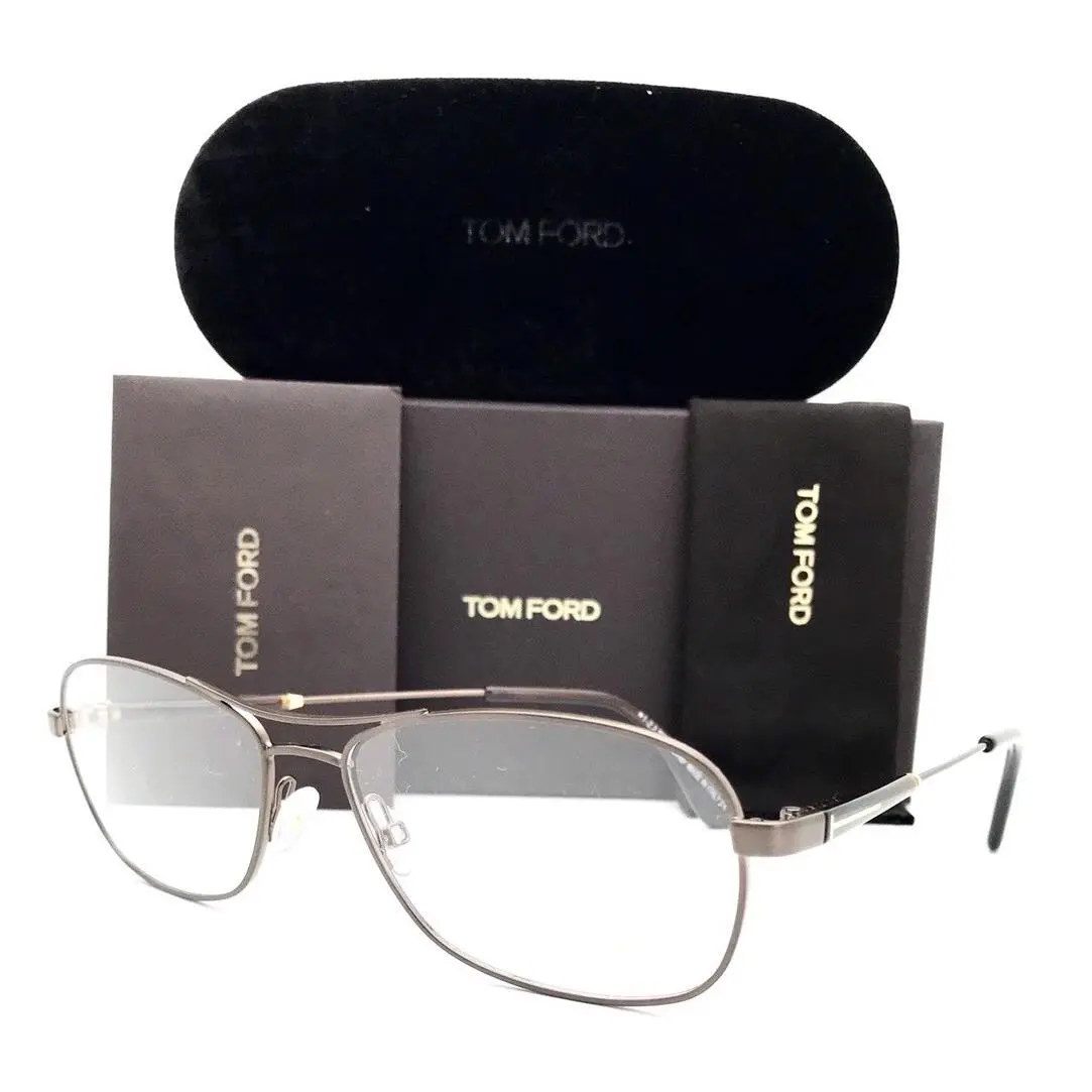 Tom Ford Eyeglasses 5298 048 Brown 56•15•140 with Case