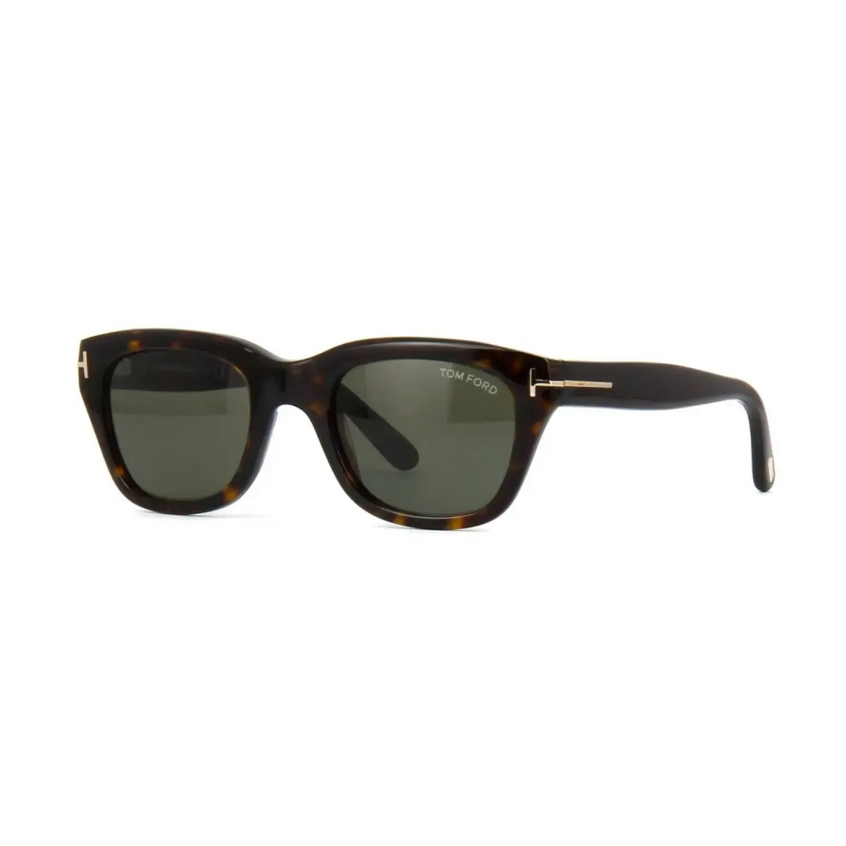 Tom Ford Snowdon FT 0237 Dark Havana/grey Green 52N 52mm Sunglasses