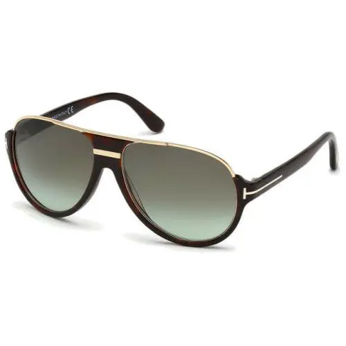 Tom Ford FT0334 56K Aviator Sunglasses Brown Green Gradient Lens
