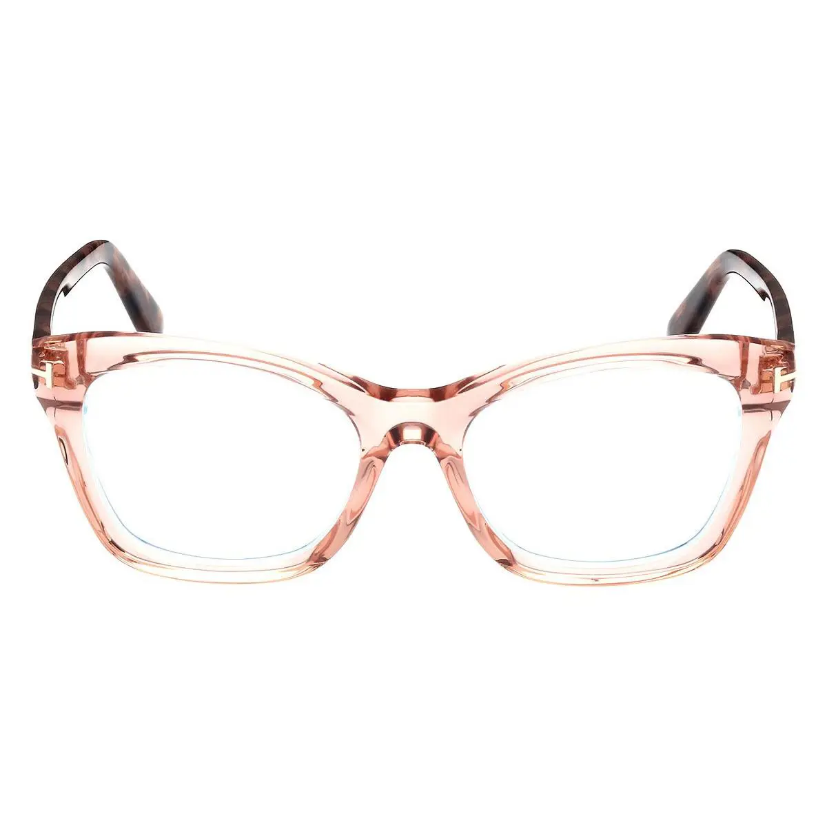 Tom Ford FT5909-B Eyeglasses Female Shiny Light Pink 53mm