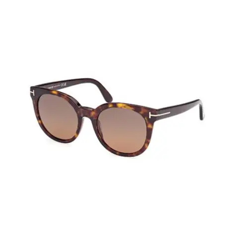 Tom Ford Moira FT1109 52H Brown/cat Eye Polarized Women`s Sunglasses