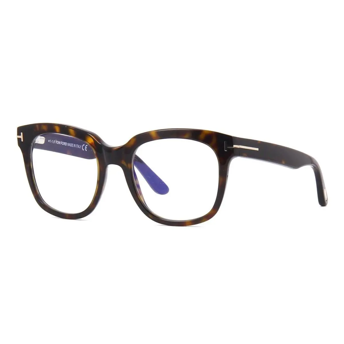 Tom Ford FT 5537-B Blue Block Dark Havana 052 Eyeglasses
